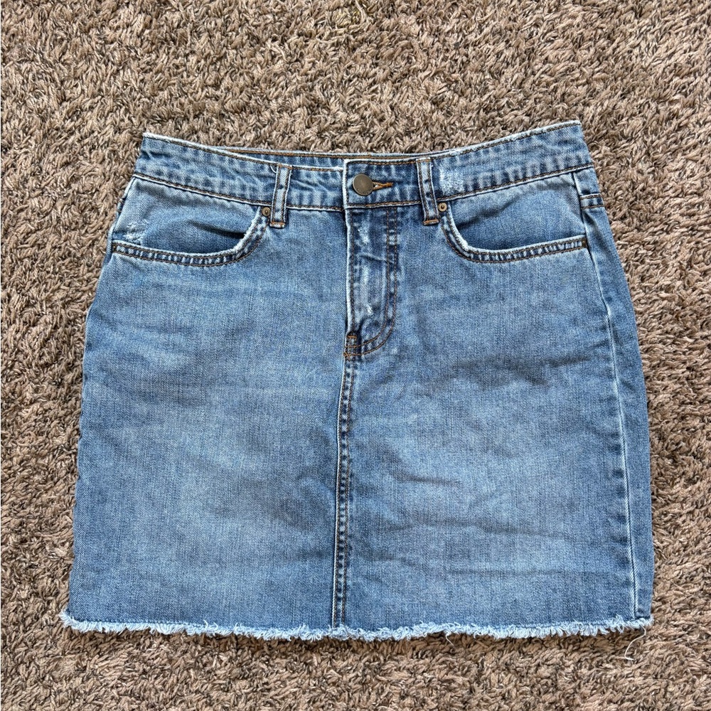 Billabong Blue Denim Mini Skirt